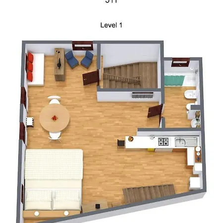 アパート Ca' Marcello Terrace 511 Altana Wifi *